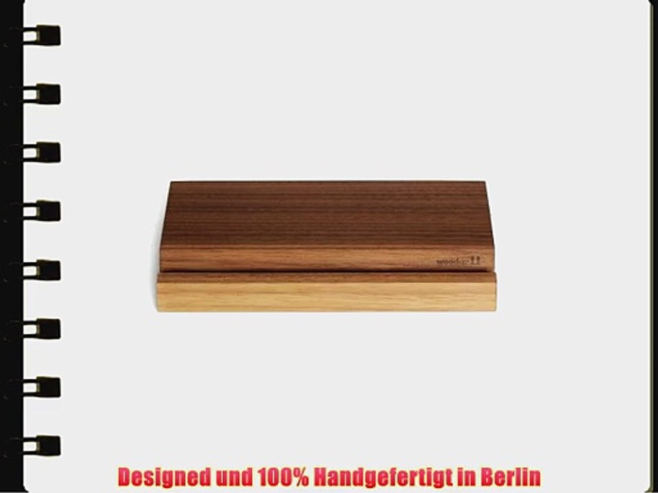 Airwolf | iPad Air St?nder aus Walnuss- Vollholz | 100% Handmade in Berlin