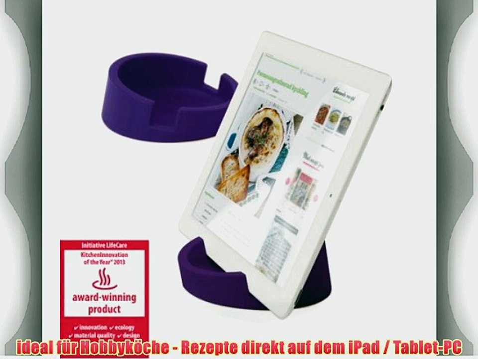 Bosign TABLET STAND / COOKBOOK STAND - f?r iPad / Tablet-PC - lila -