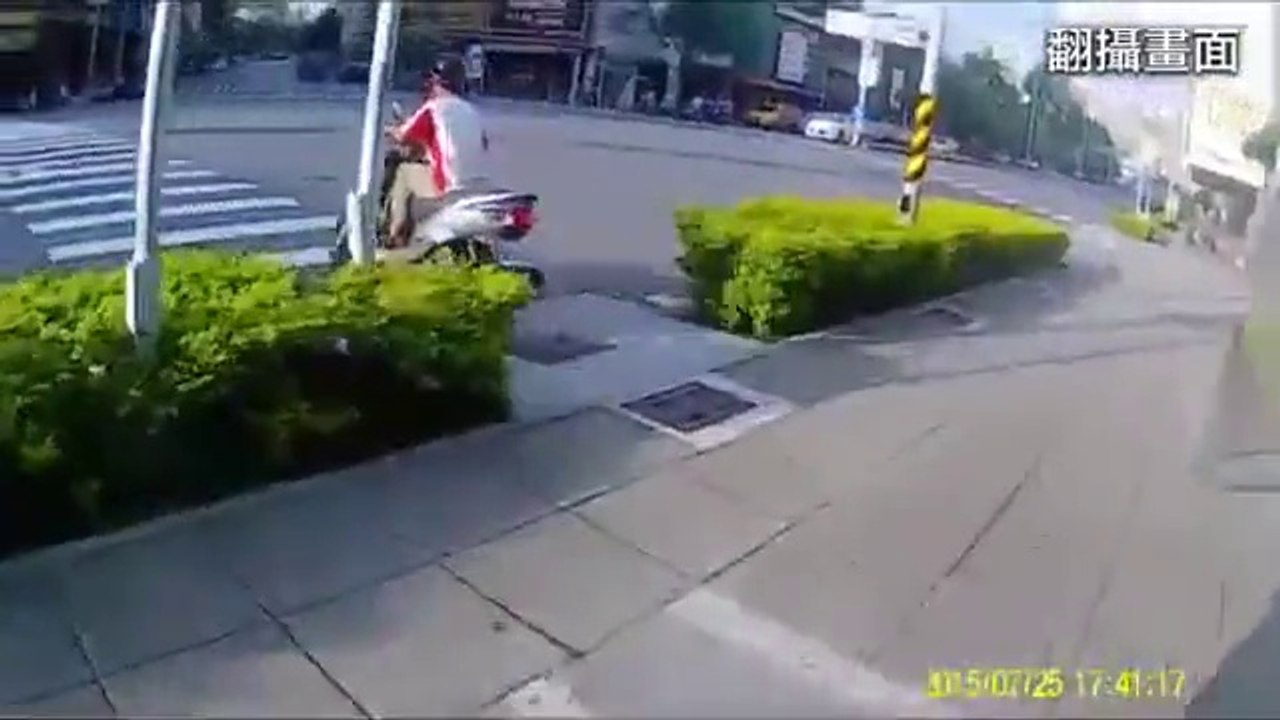 Course poursuite en deux roues à Taïwan