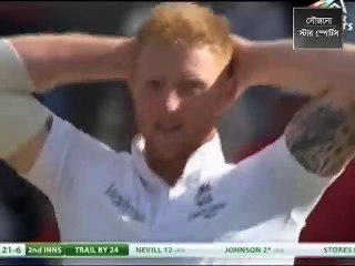 এজবাস্টন টেস্টের দ্বিতীয় ইনিংসে ফিনের কবলে অস্ট্রেলিয়া