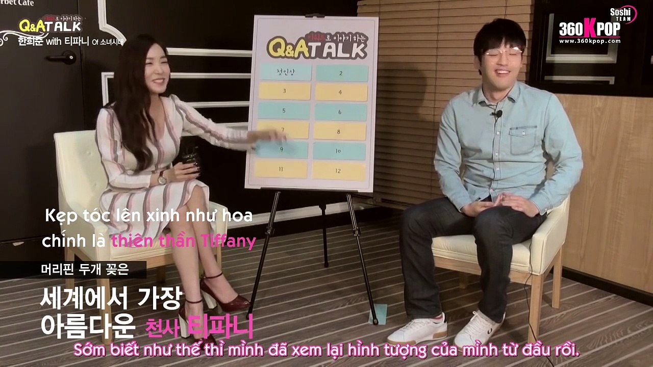 [Vietsub] QnA Naver Music Interview - Tiffany x Han Heejun (Soshi Team) [360kpop]