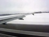 Finnair A320 takeoff from Helsinki and climb through clouds