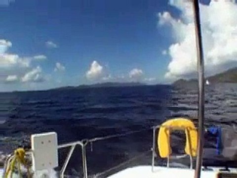 Catamaran Sailing in the British Virgin Islands
