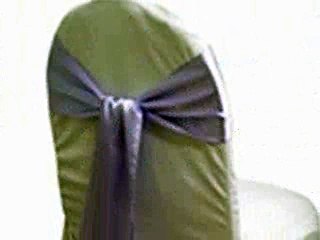 Beautiful and New Satin Sash - Chaircoverfactory.com