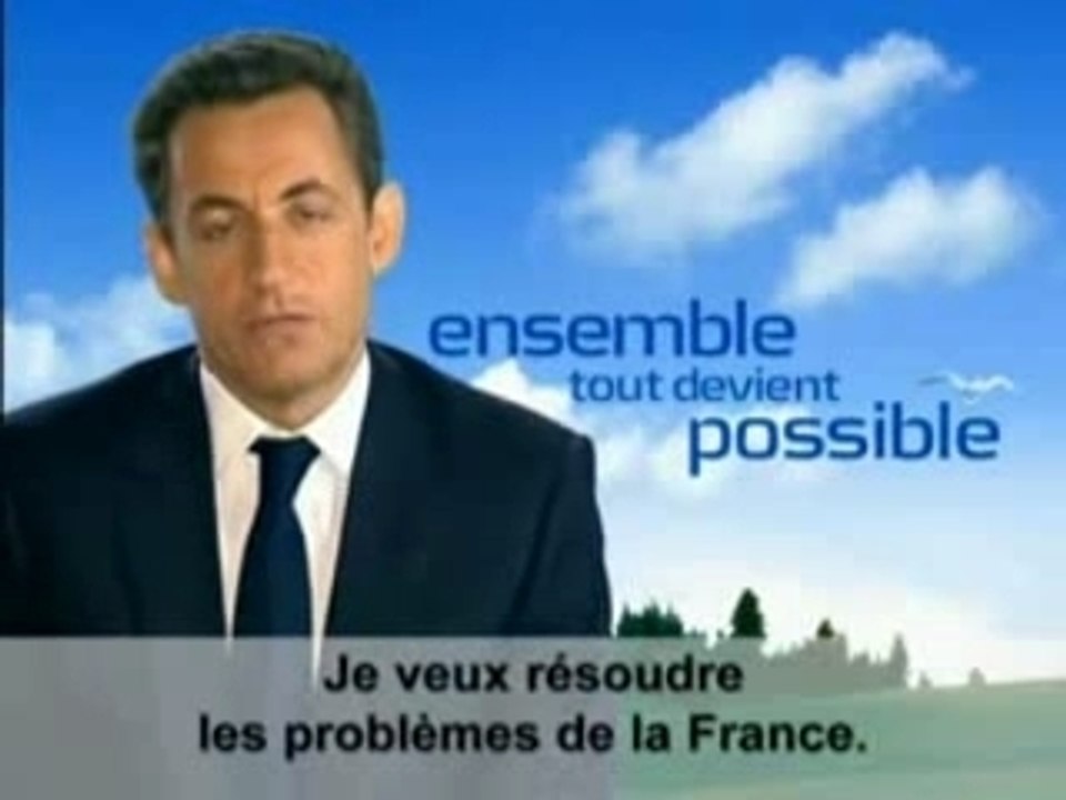 Spot de campagne de Nicolas Sarkozy