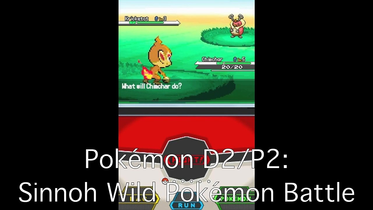 [OST/Gameplay] Pokémon Diamond 2 and Pearl 2: Battle! Sinnoh Wild Pokémon!