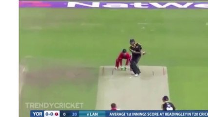 Maxwell Reverses Sweep for Six 6 - First Ball of Match - What A Talent