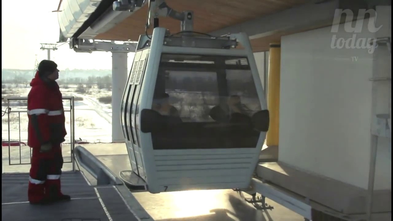 2012 год. Канатная дорога Нижний Новгород - Бор. Открытие