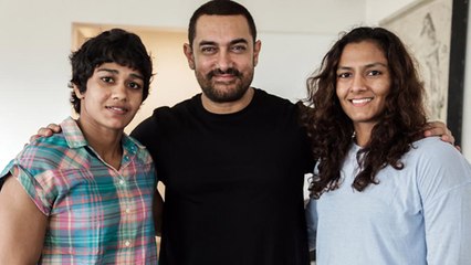 Dangal Movie: Aamir Khan Meets Mahavir Phogat Daughters