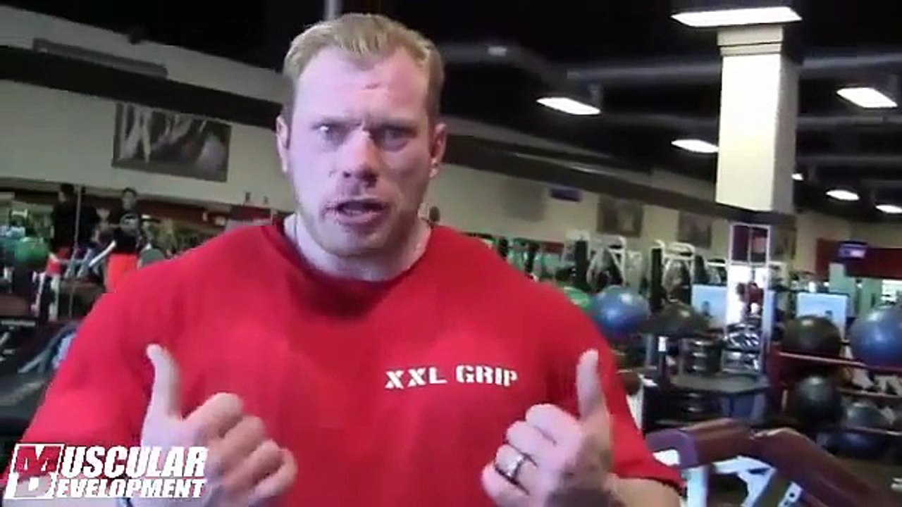 Dennis Wolf Back Workout