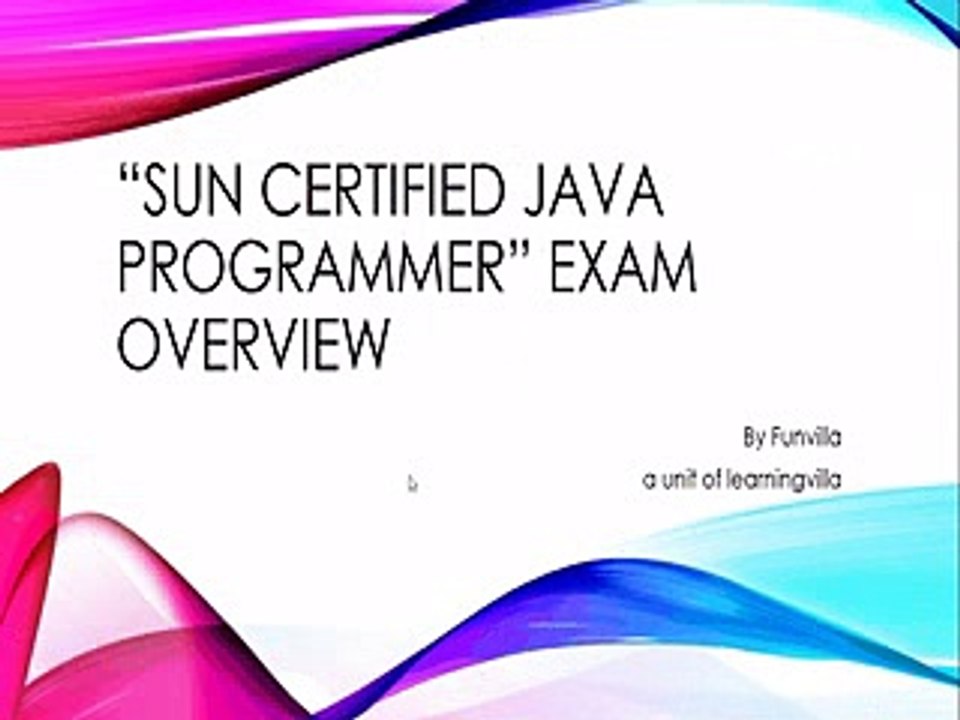 sun certification exam - overview
