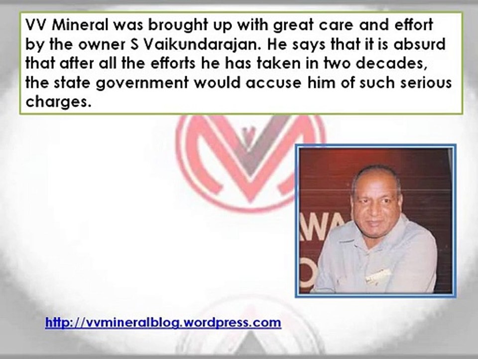 96,000 Crore In India Rupees Is An Absurd Amount Says VV Mineral Vaikundarajan