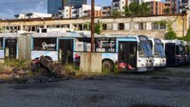Former Ghent trolleybuses in Plovdiv-July 2015