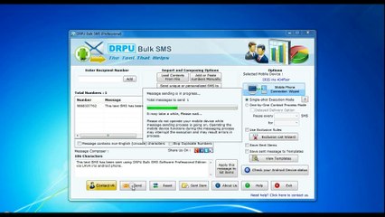 Send group SMS in different language with DRPU Bulk Messaging Software