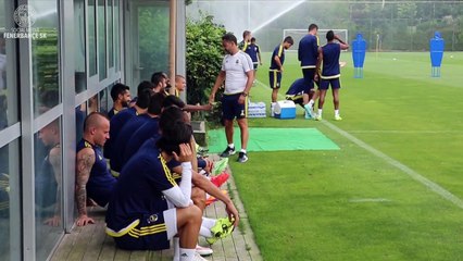 Fenerbahçemiz Shakhtar Donetsk maçının hazırlıklarını bugün yaptığı antrenmanla sürdürdü.