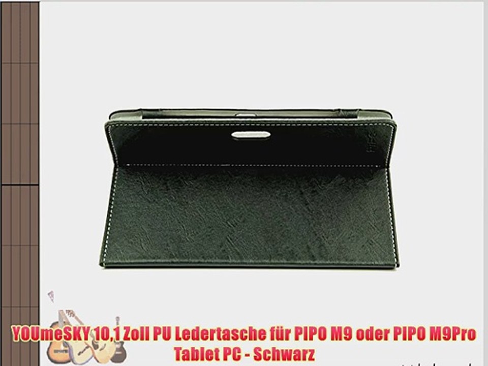 YOUmeSKY 101 Zoll PU Ledertasche f?r PIPO M9 oder PIPO M9Pro Tablet PC - Schwarz