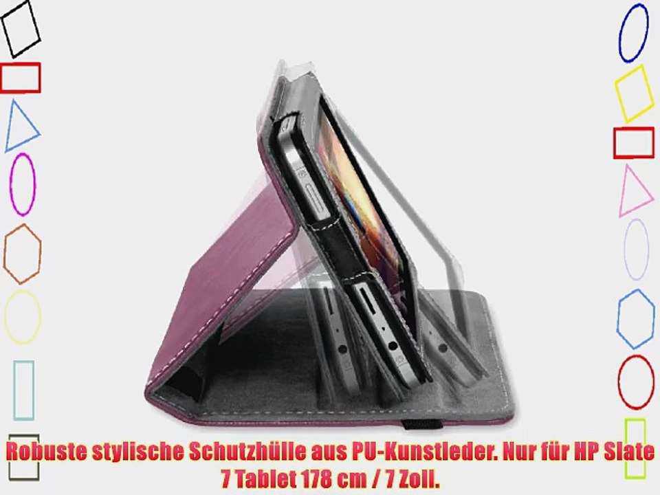 Cover-Up Schutzh?lle f?r HP Slate 7 Tablet 178?cm / 7?Zoll (Standfunktion) Violett