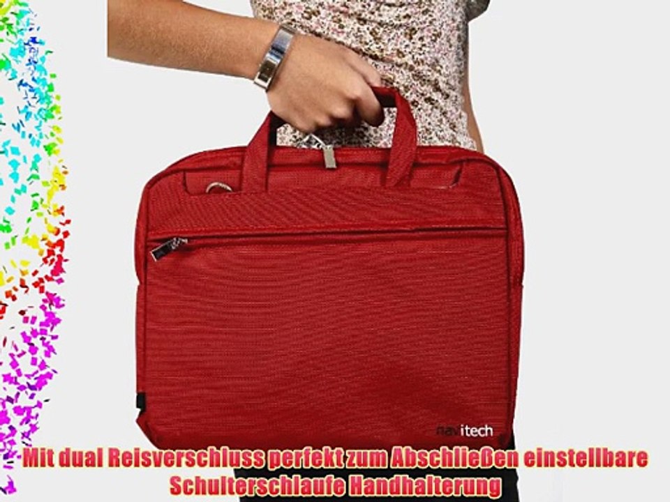 Navitech 15.6 Zoll premium Notebook/ Ultrabook / Laptop Case / Cover Trage Tasche / Schultertasche