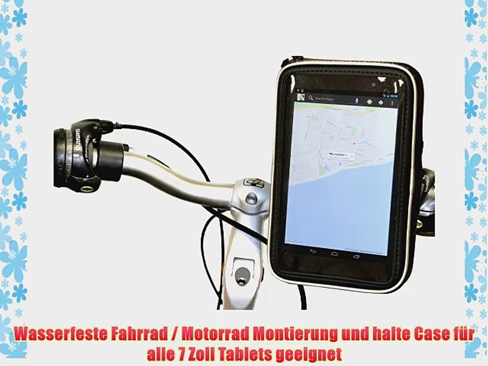 Navitech Wasserfeste Fahrrad Halterung / Montierung mit Case / Cover / H?lle f?r das Acer Iconia