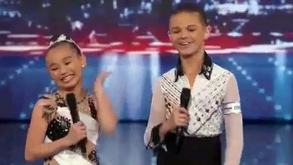 Two children aged 7 years managed to impress everyone with their incredible DANCING talent