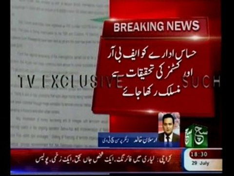 ماڈل ایان علی کیس کی حقیت عیاں ، سچ ٹی وی کی بریکنگ نیوز میں اینکر پرسن ارسلان خالد کے تہلکہ خیز انکشافات۔۔