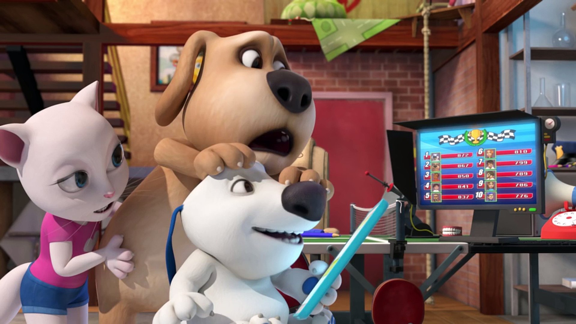 Talking Tom and Friends ep.7 - Ben's High Score - video Dailymotion