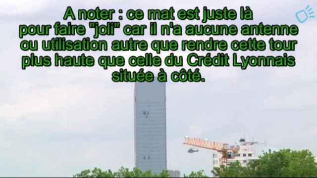 Tour Incity - pose du mat - le buzz loupé