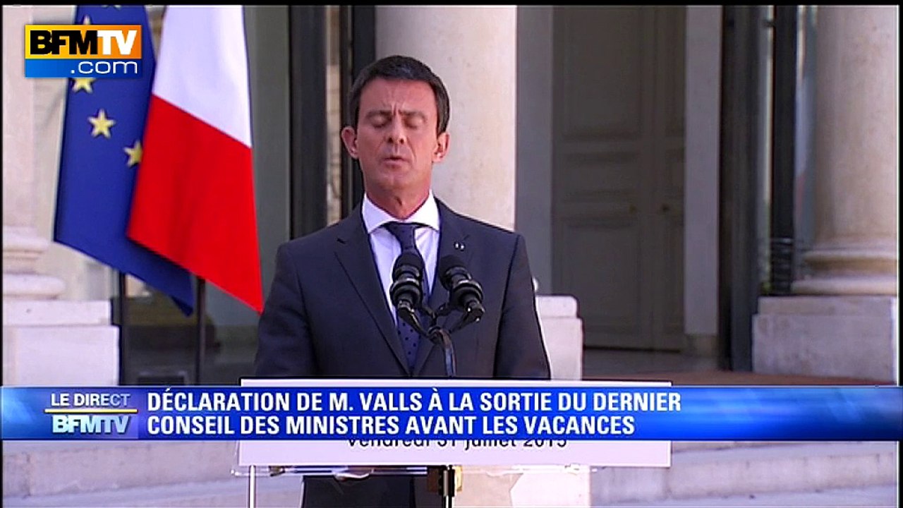 Manuel Valls: "Nous avons pris des décisions importantes concernant les chefs-lieux de régions"