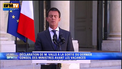 Manuel Valls: "Nous avons pris des décisions importantes concernant les chefs-lieux de régions"