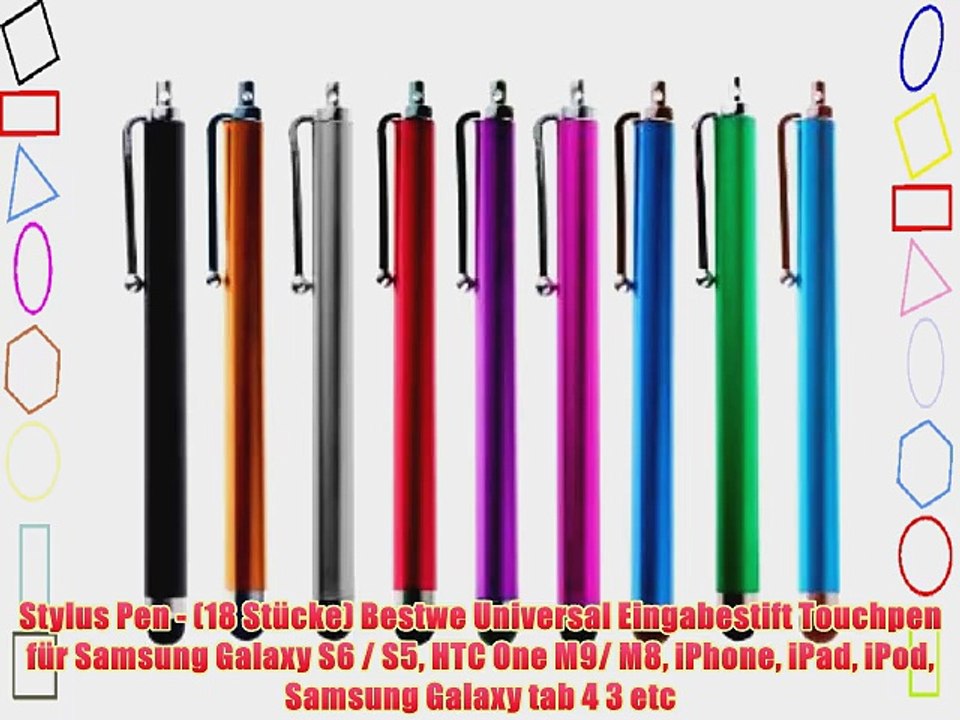 Stylus Pen - (18 St?cke) Bestwe Universal Eingabestift Touchpen f?r Samsung Galaxy S6 / S5