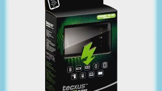 Tecxus TP 10000 (leistungsstarke 5/9/12 Volt Powerbank mit 10.000 mAh) schwarz