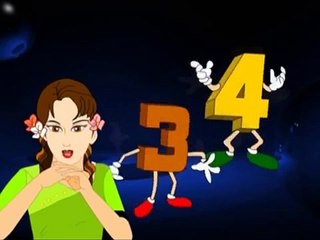 Скачать видео: Number Rhymes _ Kids Poems - for small and beautiful child