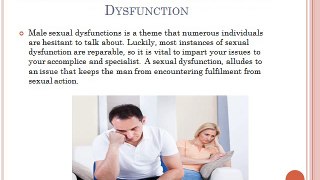 Male Sexual Dysfunctions