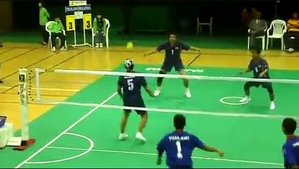Sepaktakraw(ตะกร้อ) Korea Champioship 2010(Thai vs Malaysia)