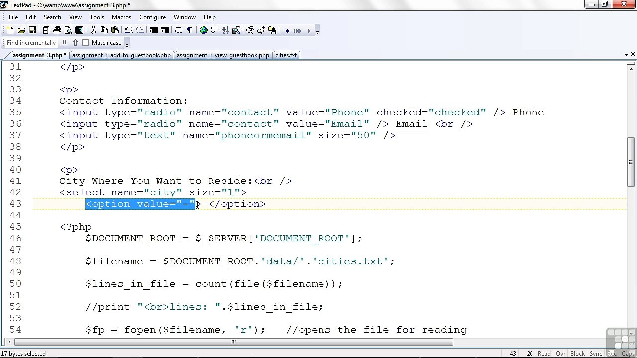 0Web Design .Assignment 3 - Solution
