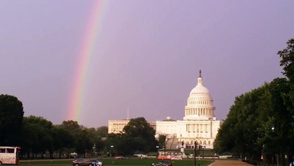 Double Rainbow Over Capitol