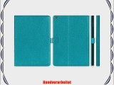 DONZO Wallet Real Structure Tablet Tasche f?r Apple iPad 5 iPad Air Blau