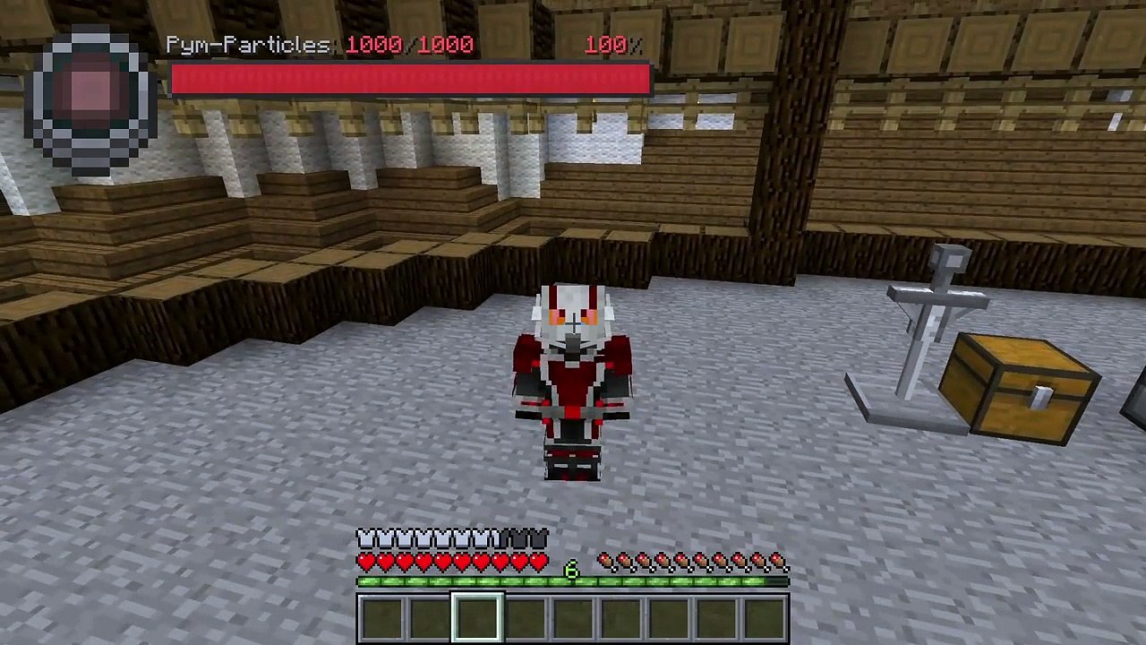 Minecraft Ant-Man Mod Gameplay