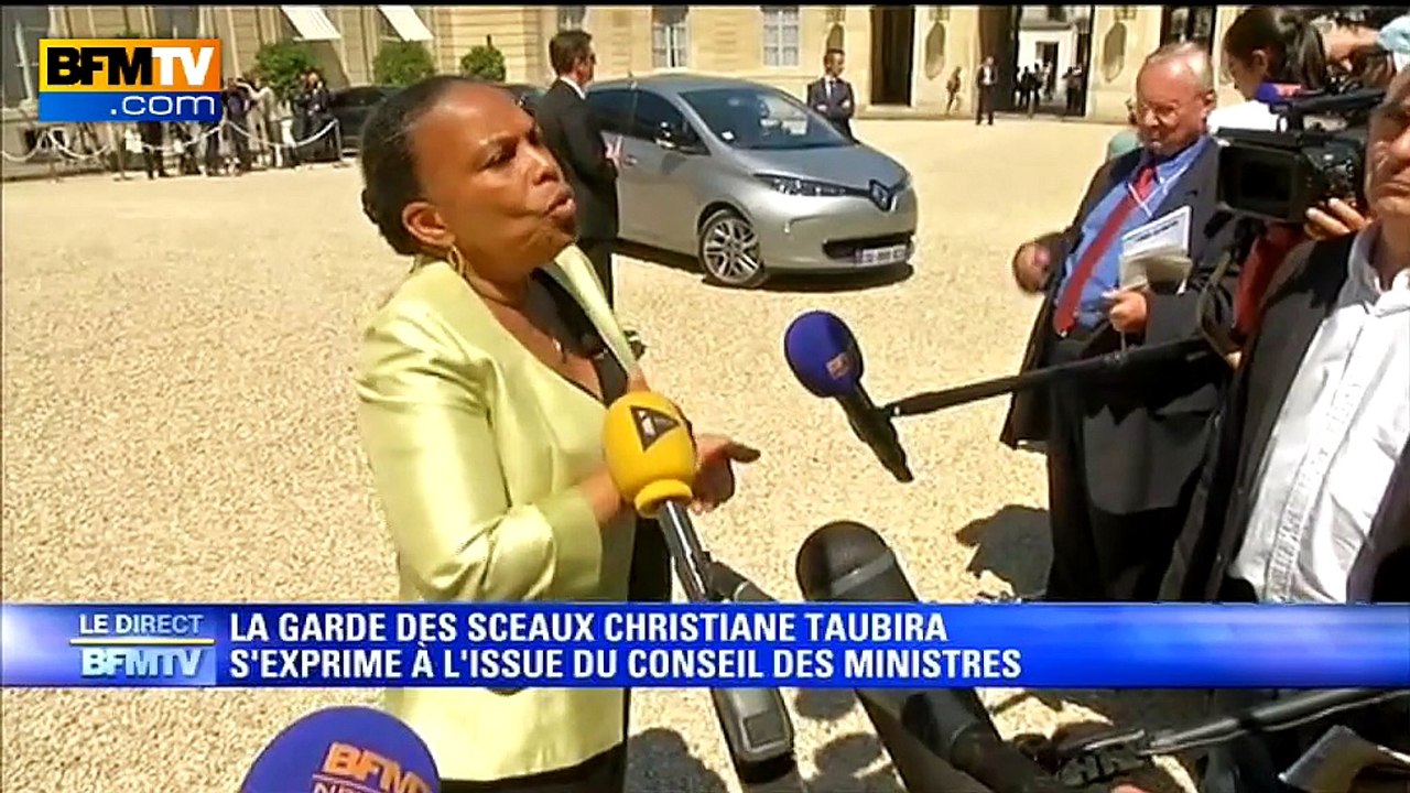 Taubira: "Une amende prononcée immédiatement" pour la conduite sans permis