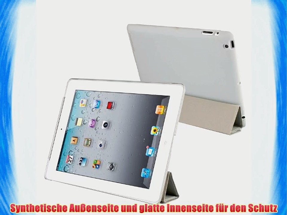 JETech? Gold Slim-Fit Folio iPad Case H?lle Tasche Schutzh?lle Etui f?r Apple the New iPad