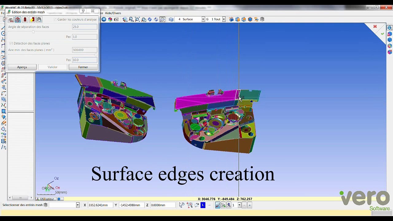 CAD/CAM Software  - New STL features WorkNC V23