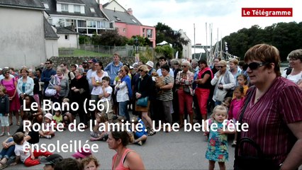 Le Bono (56). Route de l'amitié. Une belle fête ensoleillée