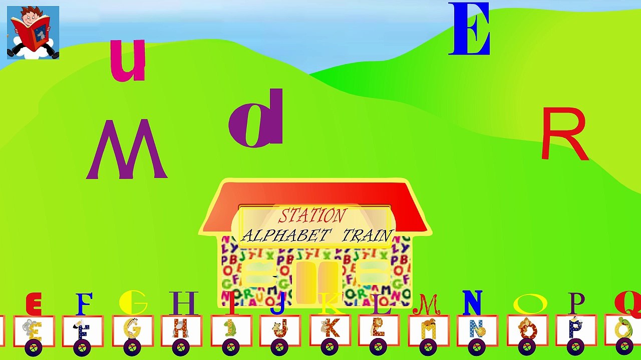 The Alphabet  Train-ABC Song-Learn The Alphabet Kids