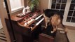 Sadie the Rescue Dog Plays the Piano