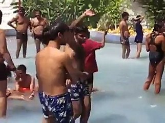 Indain swimming pool Dance