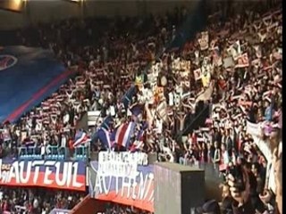 PSG-Le Mans Entrée des joueurs