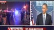 MSNBC Split Screen: Obama Speaks in DC as Riots Erupt in Ferguson