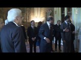 Roma - Mattarella ha ricevuto Nancy Pelosi unitamente ad una delegazione del Congresso (31.07.15)