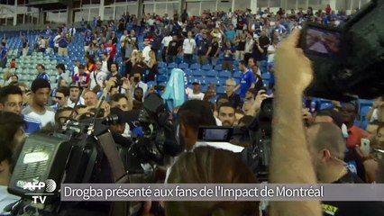 Football: l'Impact de Montréal, un "beau défi" pour Drogba