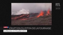 Les premières images de la nouvelle éruption du Piton de la Fournaise